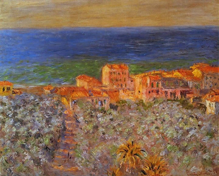 Claude Monet Borgo Marina at Bordighera